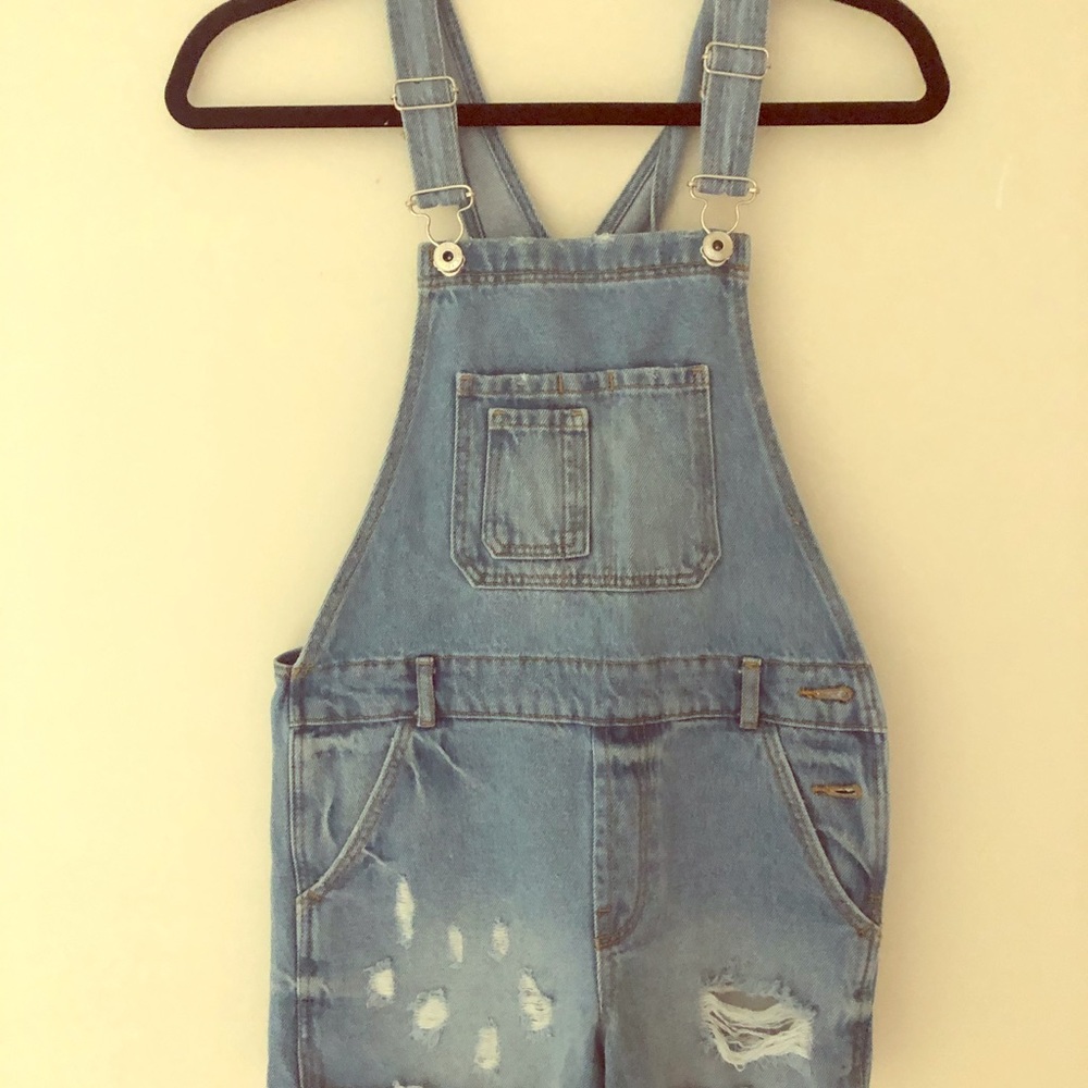 Jeans overall from ZARA! 💕🎉